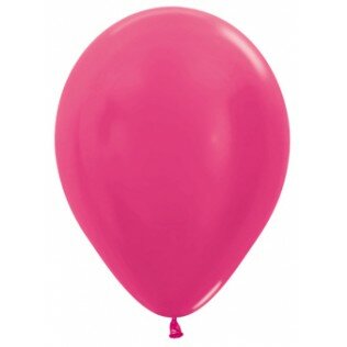 Sempertex Metallic Fuchsia Latex Ballonnen 30cm 50st Metallic Pearl Fuchsia