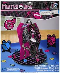 Monster High Tafel Decoratie Set 3-delig