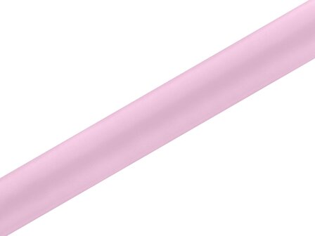 Licht Roze Satijn Rol 36cmx9m Light Pink 