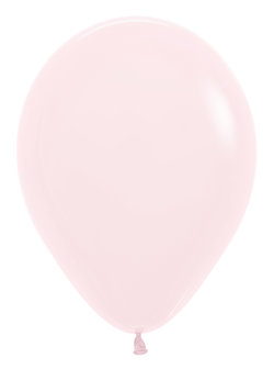 Sempertex Pastel Roze Latex Ballonnen 30cm 50st Pastel Matte Roze