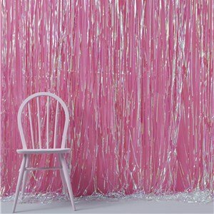 Regenboogkleurige Metallic Deurgordijn 1m