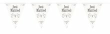Trouwen &#039;Just Married&#039; Vlaggenlijn 10m