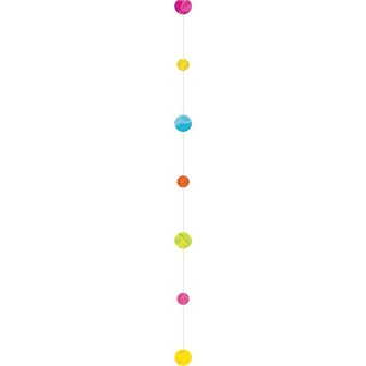 Multicolor Regenboog Glitter Cirkel Ballonstaart