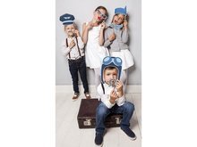 Stewardess Foto Props op Stok 21-27cm 4st