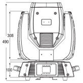 Showtec Infinity iB-5R beam met prisma Stralingshoek 1-3° beam movinghead 