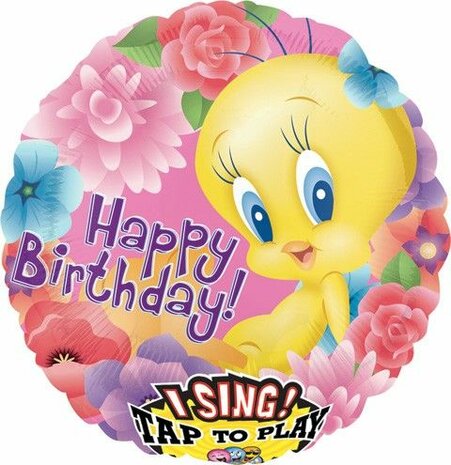 Tweety Sing-A-Tune Folie Ballon 71cm