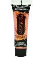 Perzik Oranje Glitter UV Body Gel 10ml