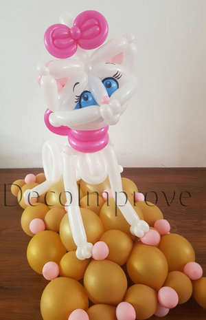 Aristocats Marie op Kussen Ballondecoratie