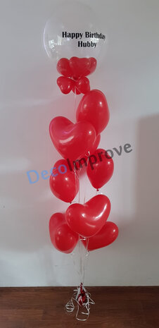 Lovely Hearts helium Ballonnentros