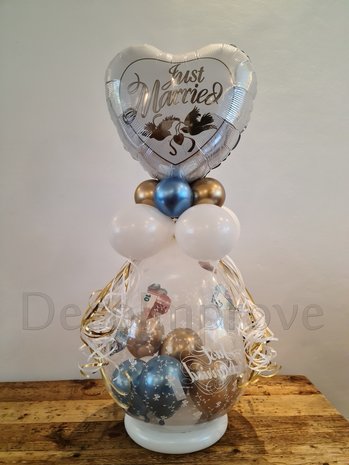 Just Married Cadeauballon Stuffer Ballon