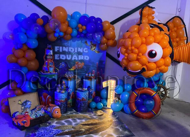 Clownvis Nemo Ballondecoratie