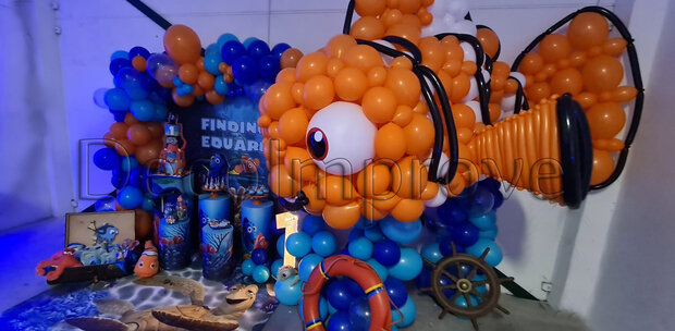 Clownvis Nemo Ballondecoratie