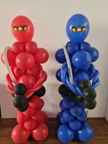 Lego Ninjago Rode Ninja Kai Ballonnenpilaar