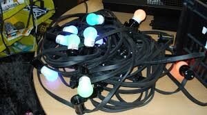 LED Prikkabel 10M Slow Colour Changing RGB LED Verhuur