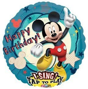 Anagram Mickey Mouse Sing-A-Tune Folie Ballon 71cm