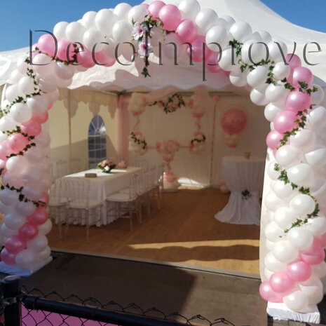 Ballonnenboog Standaard met Klimop Dubbeldeurs Clusters van 4 