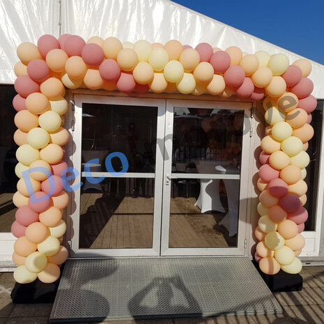 Ballonnenboog Vierkant Standaard Dubbeldeurs Clusters van 4