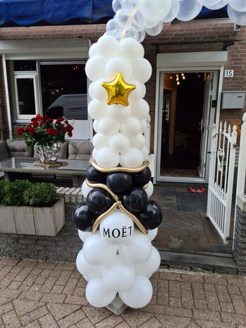 Ballonnenboog Moët Chandon Champagne Bubbles