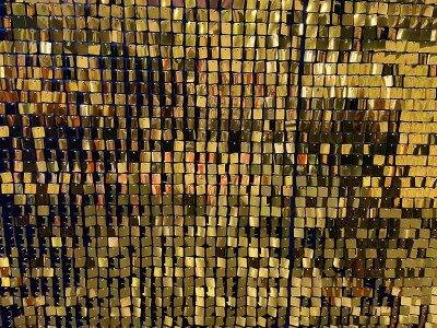 Goud Lovertjes Shimmerwall Sequin Backdrop 180x180cm Verhuur