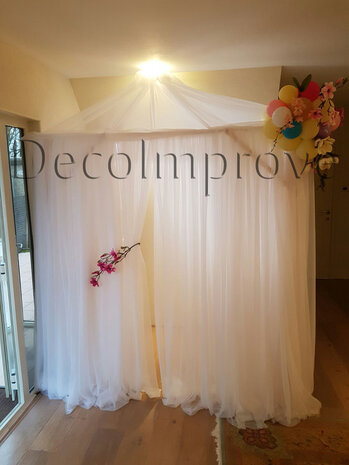 Pastel Tule Photobooth Hokje