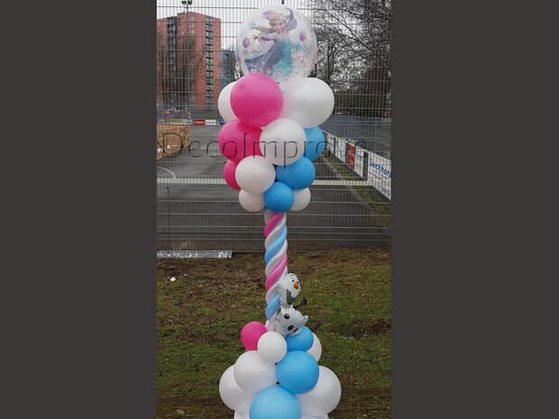 Ballonnenpilaar Luxe Frozen Bubble