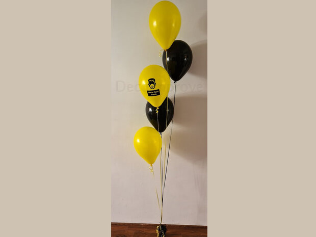 Wear Mask helium ballonnentros met 5 ballonnen