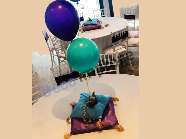 Aladdin helium ballonnentros met 2 ballonnen