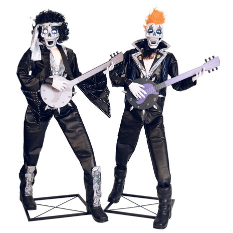 Rocksterren Duo Animatron Bewegend Figuur Verhuur