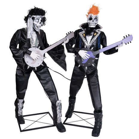 Rocksterren Duo Animatron Bewegend Figuur Verhuur