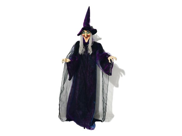 Heks Animatron Bewegend Figuur