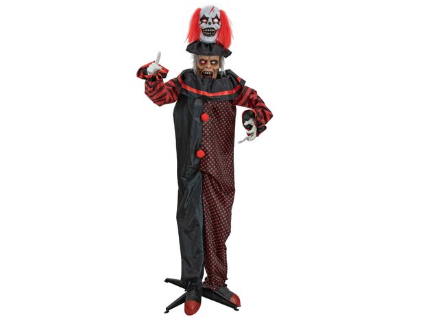 Zombie Clown Animatron Bewegend Figuur