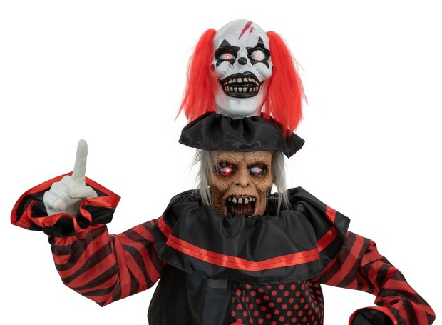 Zombie Clown Animatron Bewegend Figuur
