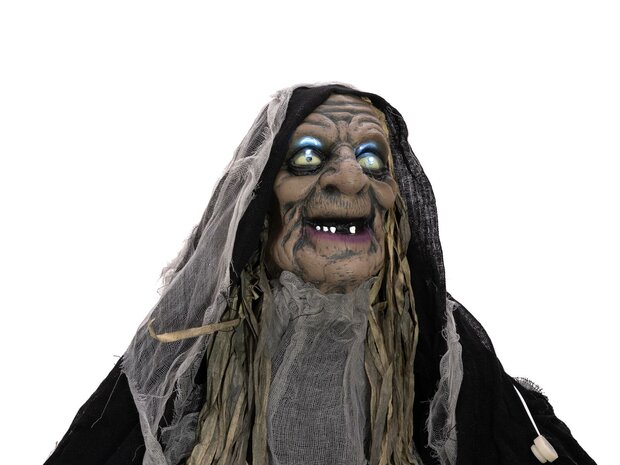 Heks Hellxunar Animatron Bewegend Figuur