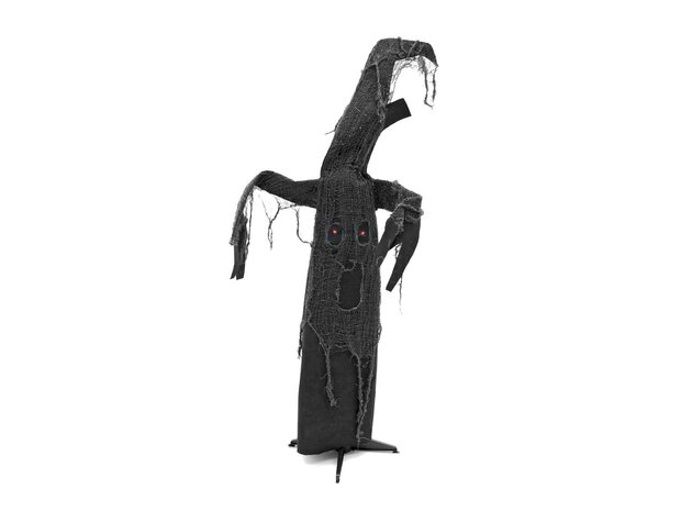 Zwarte Boom Animatron Bewegend Figuur