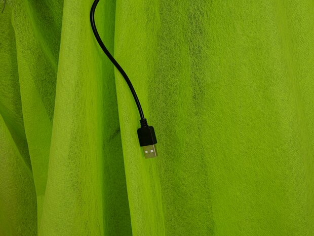 Skelet met Groene Cape Animatron Bewegend Figuur