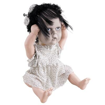 Gemaskerde Baby Pop Animatron Bewegend Figuur