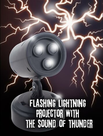 Bliksem Projector met Dondergeluid
