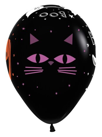 Sempertex Halloween Vrienden Latex Ballon 30cm 25st