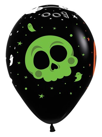 Sempertex Halloween Vrienden Latex Ballon 30cm 25st
