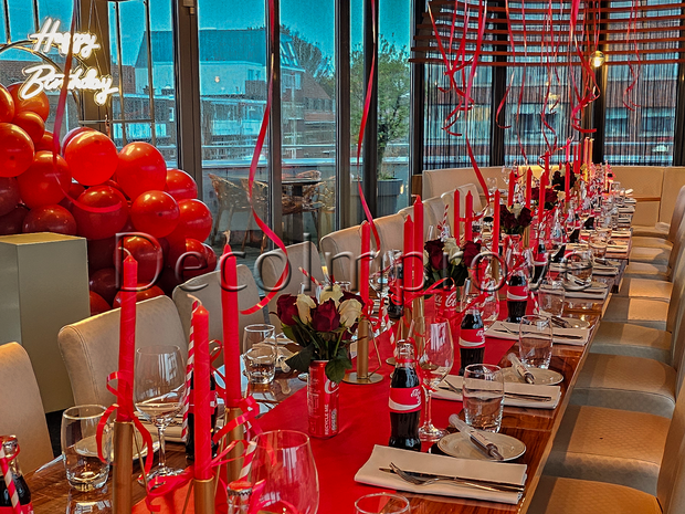 Tafelsetting Medium Coca-Cola &amp; Nutella &ndash; Unieke Themasetting voor Feesten &amp; Events