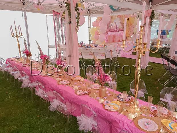 Kids Tafelsetting Prinsessen &ndash; Luxe thematische tafeldecoratie voor kinderen