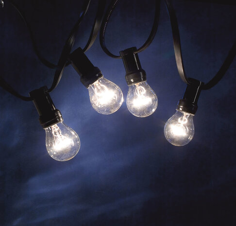 LED Prikkabel 25M met Heldere Warm witte LED Lampen 05