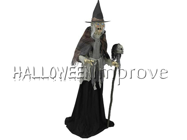 Aanvallende Wilde Heks Animatron Bewegend figuur Verhuur