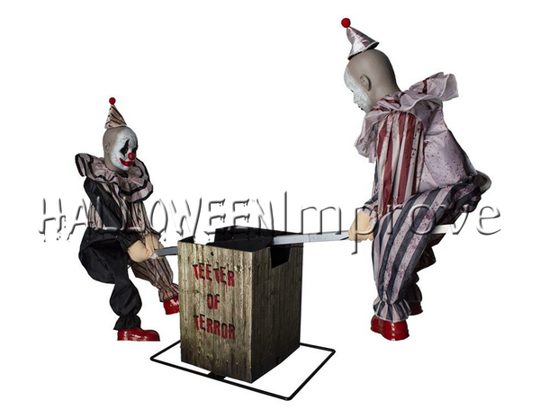 Clowns op Wip Animatron Bewegend Figuur Verhuur