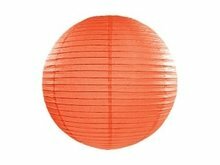 Oranje Papieren Lampion 35cm Orange