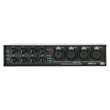 Dap MMIX-4 4-Kanaals Persoonlijke Monitor-Mixer