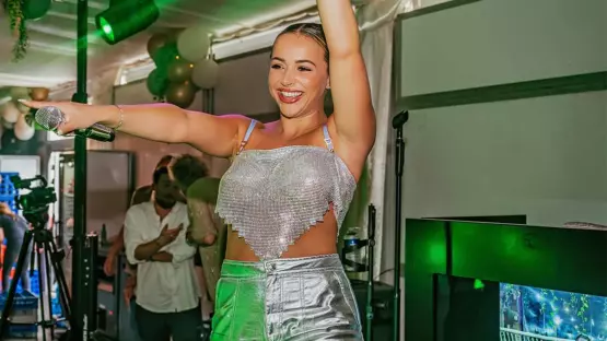 Emma Heesters op het DecoImprove podium