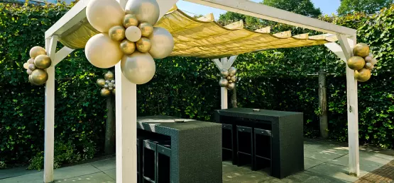 Decoratie pireel buiten