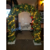 Kersttakken Boog met Kerstversiering en Verlichting - DecoImprove.nl Kersttakken Boog met Kerstversiering en Verlichting - DecoImprove.nl