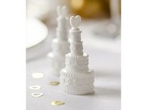 Bruidstaart met Hart Topper Bellenblaas 24st